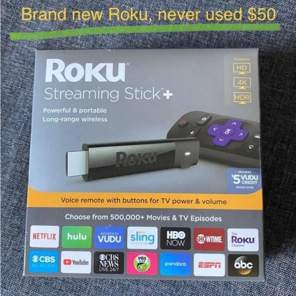NEW UNOPENED Roku Streaming Stick+